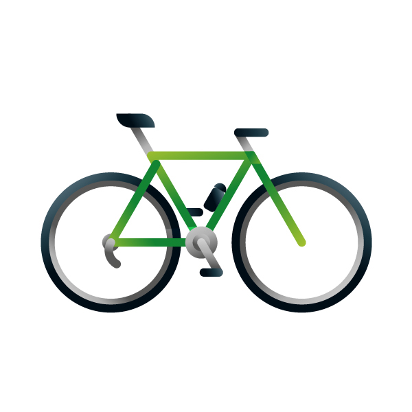 Road bike model, illustration by francesco faggiano illustrator