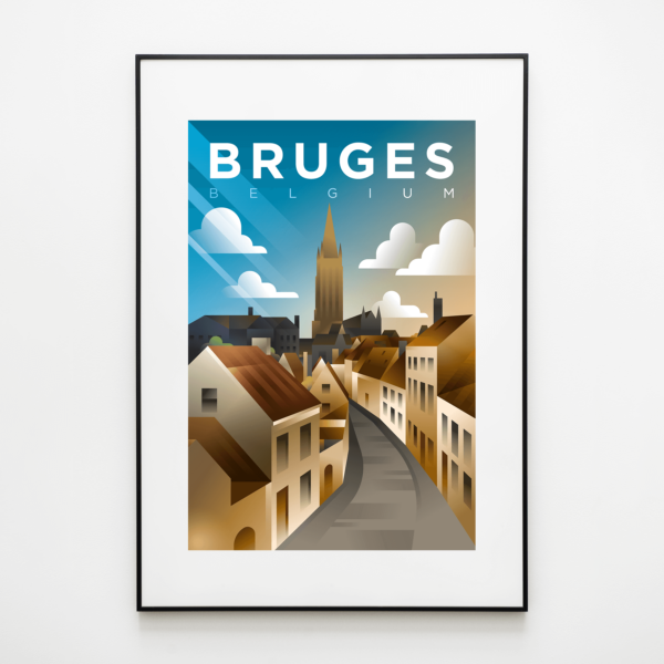 Bruges - Print mockup Bruges