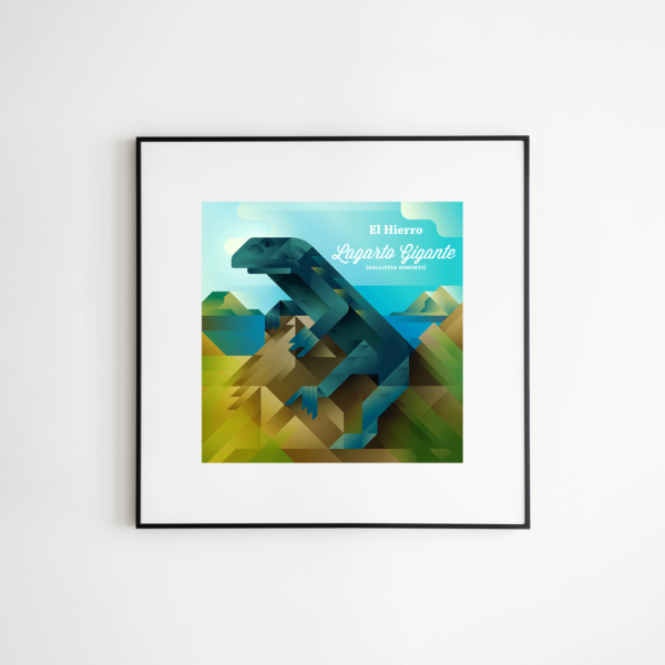 Symbols of Canary Islands - El Hierro - Print mockup El Hierro