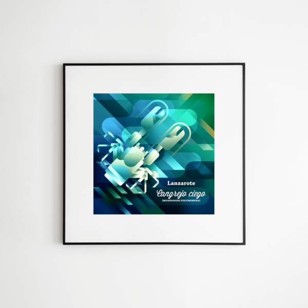 Symbols of Canary Islands - Lanzarote - Print mockup Lanzarote