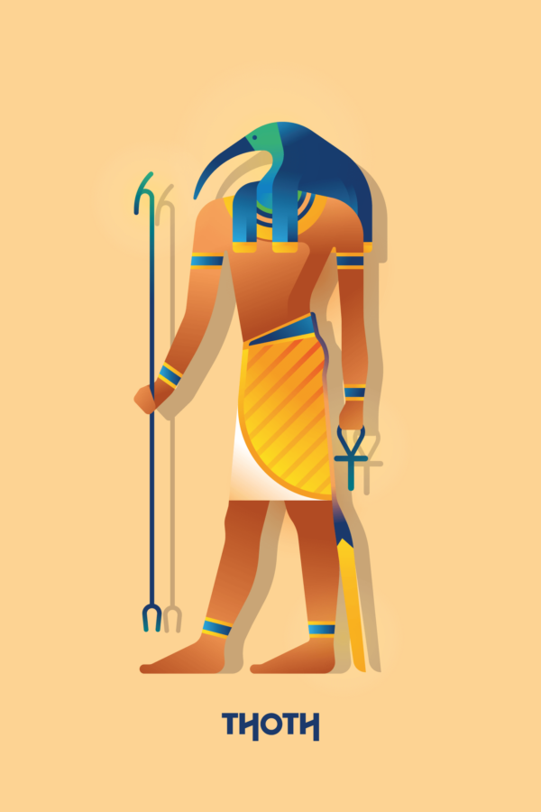 Egyptian Gods NFT collection - Thoth - Print Thoth